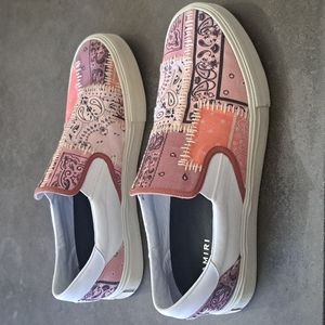 Amiri sneakers Bandana slip-on  Color: Pink Size 9 (Eur 43)